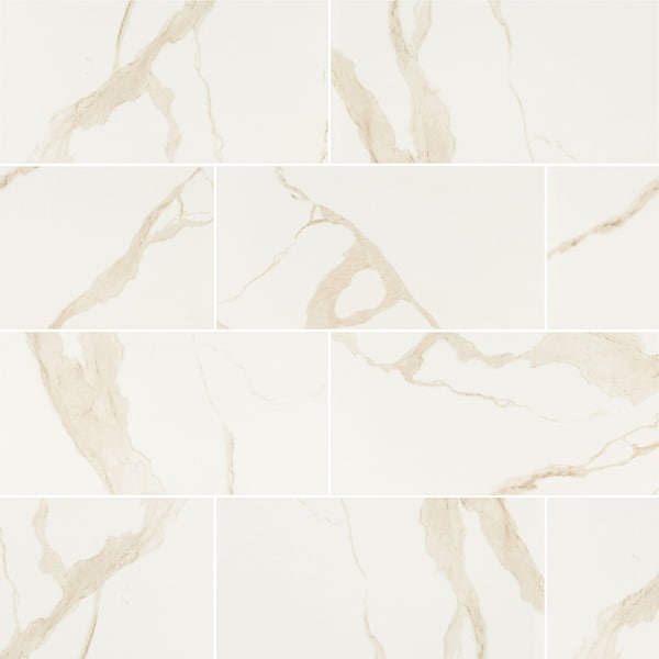 Eden Calacatta SAMPLE Matte Porcelain Floor And Wall Tile